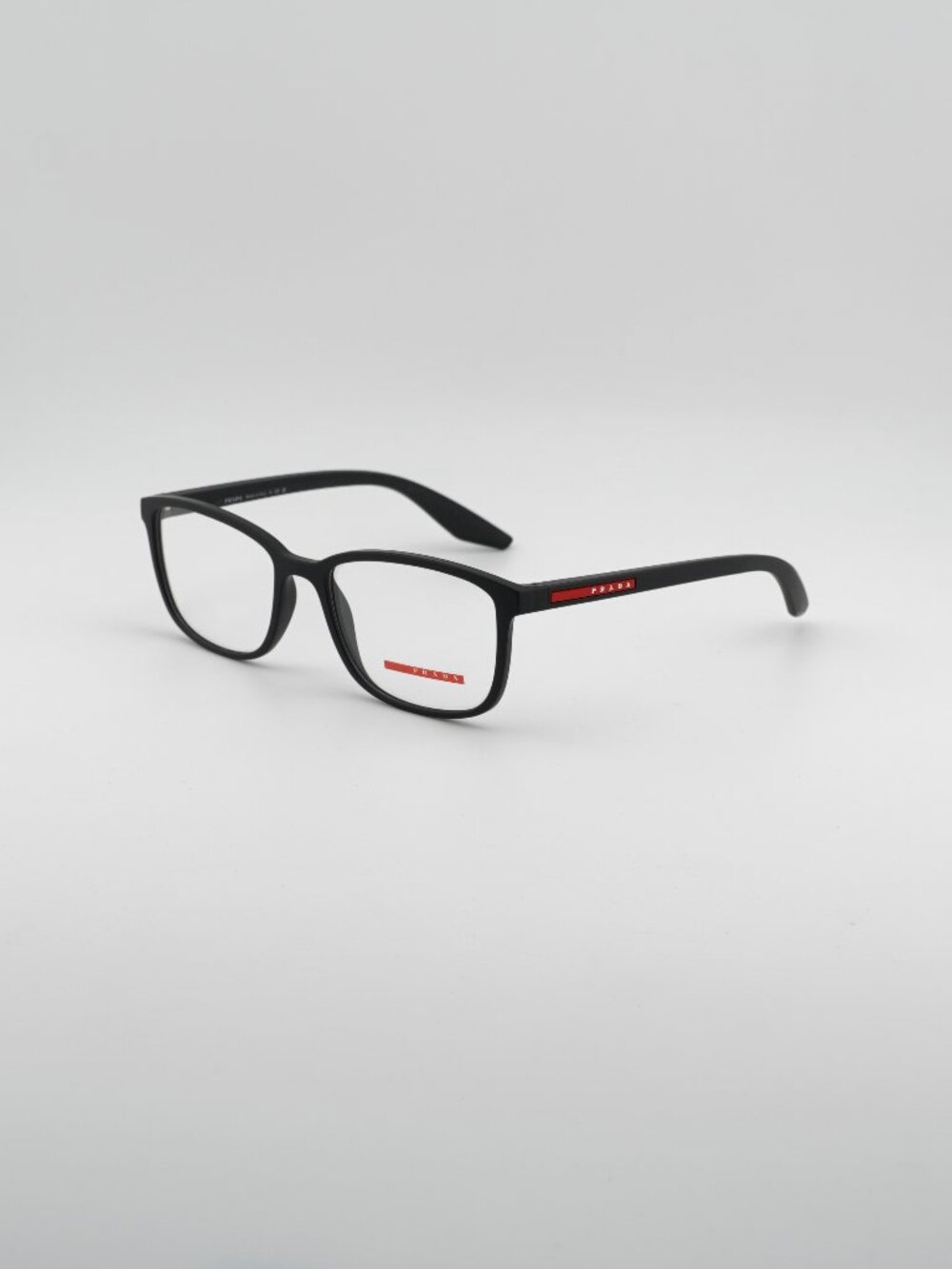 Prada Sport PS07RV 1BO1O1 Eyeglasses Transparent 55mm Rectangle Frame